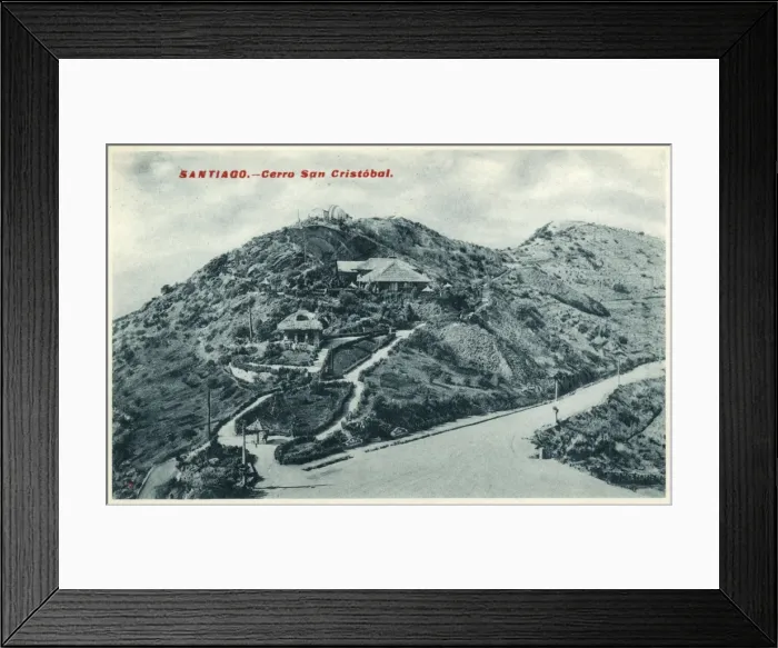 Framed Print : Cerro (Hill of ) San Cristobal - Santiago, Chile Framed Print : Cerro (Hill of ) San Cristobal - Santiago, Chile