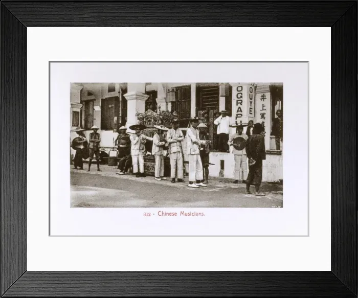 Framed Print : Malaysia - Kuala Lumpur - Street Chinese Musicians Framed Print : Malaysia - Kuala Lumpur - Street Chinese Musicians