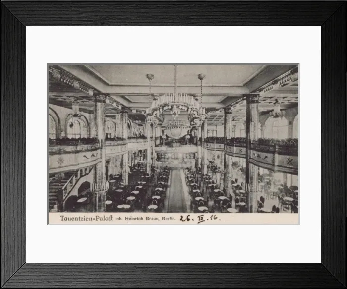 Framed Print : Tauentzien-Palast, Restaurant / Cafe Berlin Framed Print : Tauentzien-Palast, Restaurant / Cafe Berlin