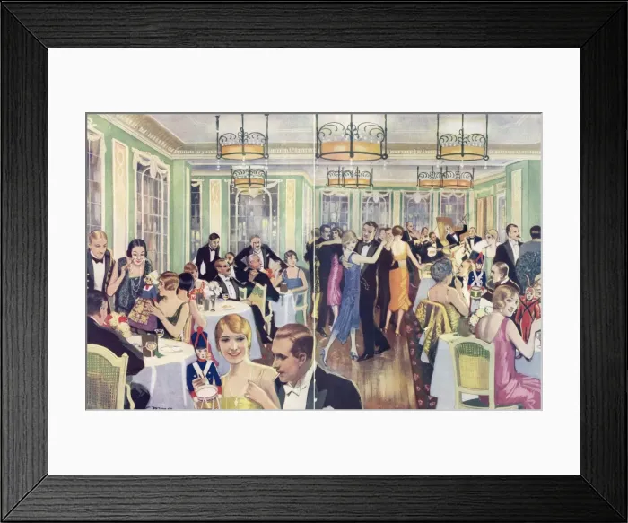Framed Print : Supper at Kettners Framed Print : Supper at Kettners