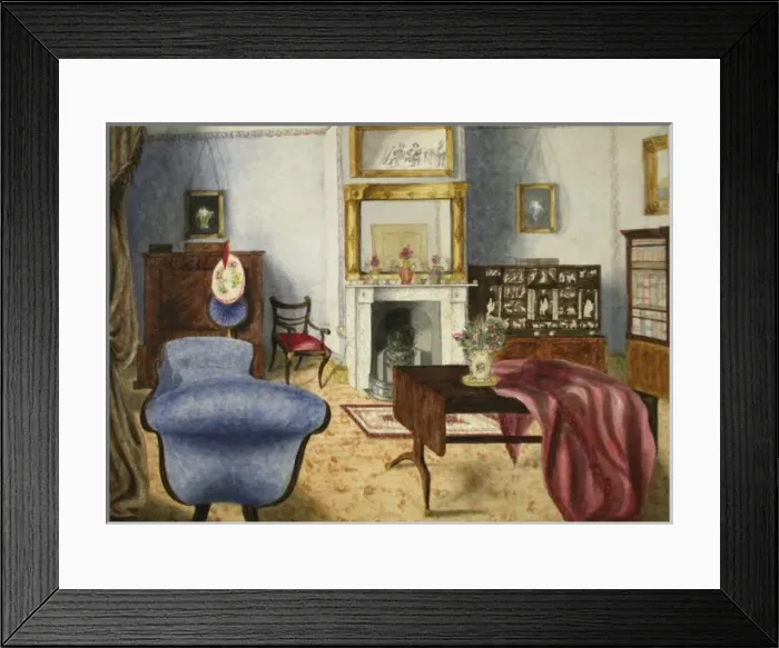 Framed Print : Drawing Room Bedford Framed Print : Drawing Room Bedford
