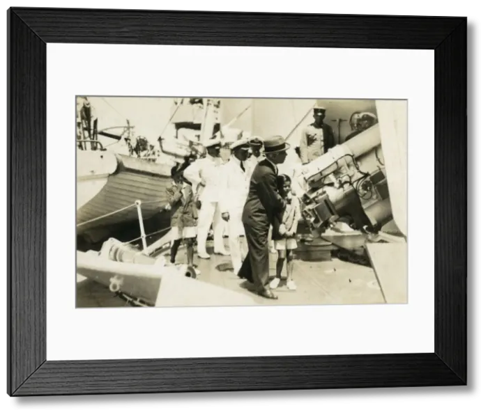 Framed Print : Governor of Arica, Chile onboard Naval Ship Framed Print : Governor of Arica, Chile onboard Naval Ship