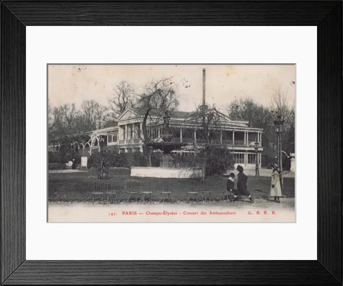 Framed Print : The Concert des Ambassadeurs, Paris Framed Print : The Concert des Ambassadeurs, Paris