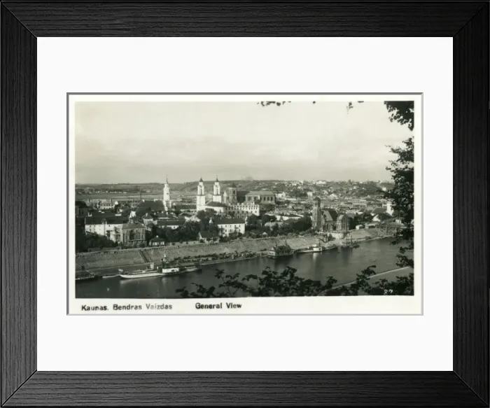 Framed Print : Kaunas, Lithuania - Nemunas River Framed Print : Kaunas, Lithuania - Nemunas River