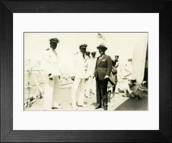 Framed Print : Governor of Arica, Chile onboard Naval Ship Framed Print : Governor of Arica, Chile onboard Naval Ship