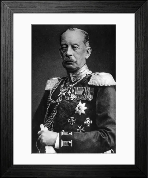 Framed Print : Alfred Graf von Schlieffen, German army officer Framed Print : Alfred Graf von Schlieffen, German army officer