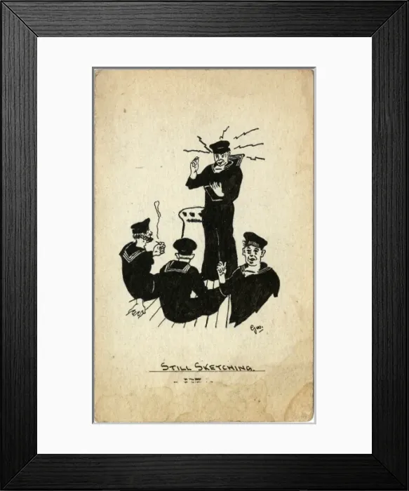 Framed Print : Still Sketching by George Ranstead Framed Print : Still Sketching by George Ranstead