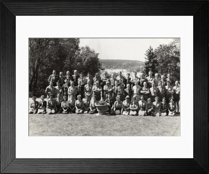 Framed Print : Swedish Scout Training Team Meeting Framed Print : Swedish Scout Training Team Meeting