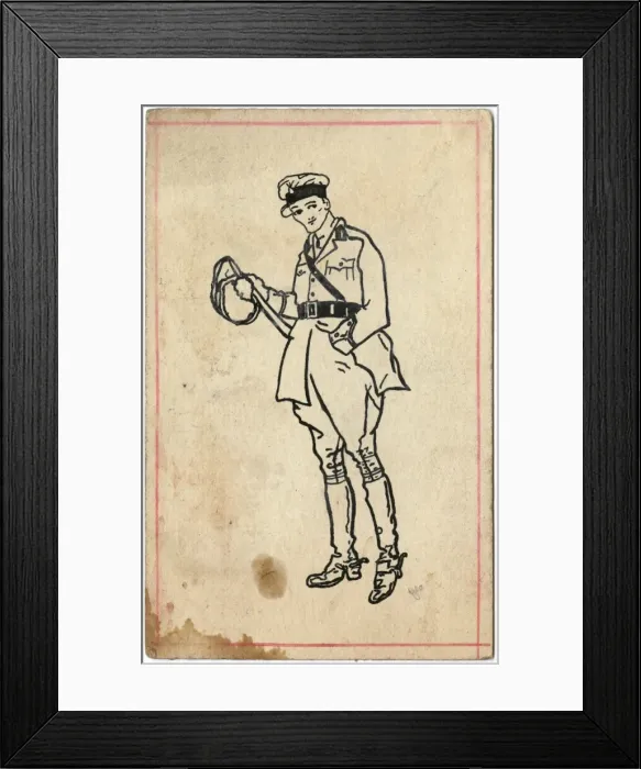 Framed Print : Officer by George Ranstead Framed Print : Officer by George Ranstead