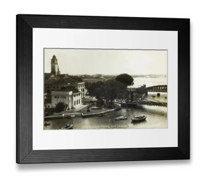 Framed Print : Government Offices and Clocktower - Singapore Framed Print : Government Offices and Clocktower - Singapore