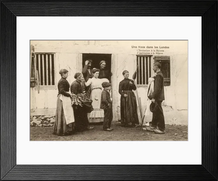 Framed Print : French Basque wedding Framed Print : French Basque wedding
