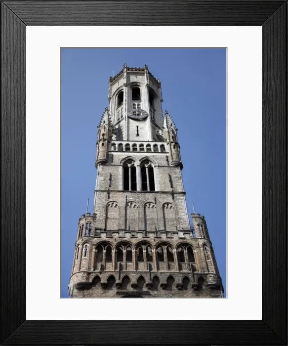 Framed Print : Belfry Tower of the Cloth Hall, Bruges Framed Print : Belfry Tower of the Cloth Hall, Bruges