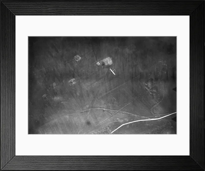 Framed Print : Aerial photograph of La Grange en Haye, France, WW1 Framed Print : Aerial photograph of La Grange en Haye, France, WW1