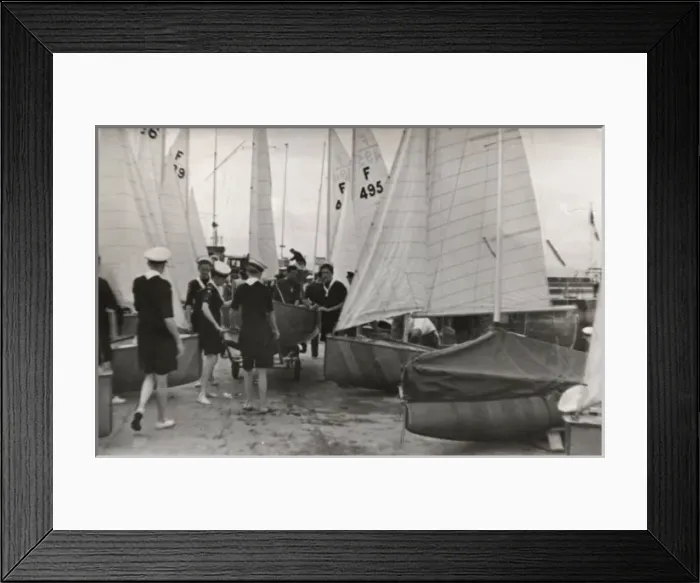 Framed Print : Sea Scouts helping at Olympics Framed Print : Sea Scouts helping at Olympics