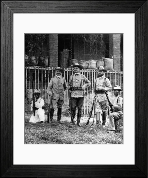 Framed Print : Defending German officials house, Windhoek, SW Africa Framed Print : Defending German officials house, Windhoek, SW Africa