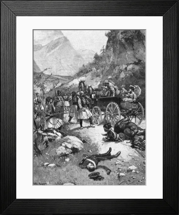 Framed Print : Greek brigands Framed Print : Greek brigands