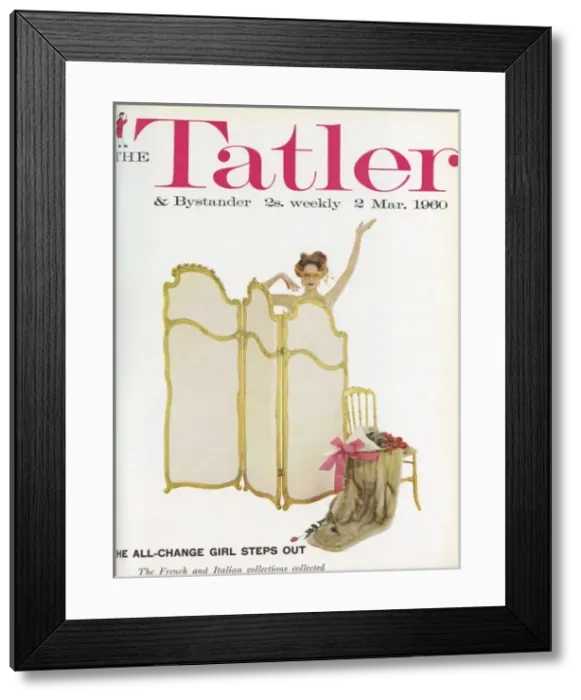Framed Print : Tatler front cover, 2 March 1960 Framed Print : Tatler front cover, 2 March 1960