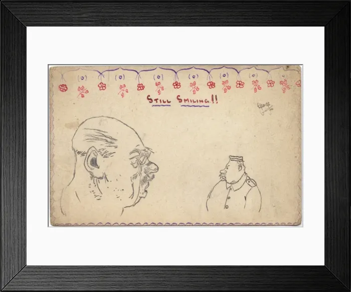 Framed Print : Still Smiling by George Ranstead Framed Print : Still Smiling by George Ranstead