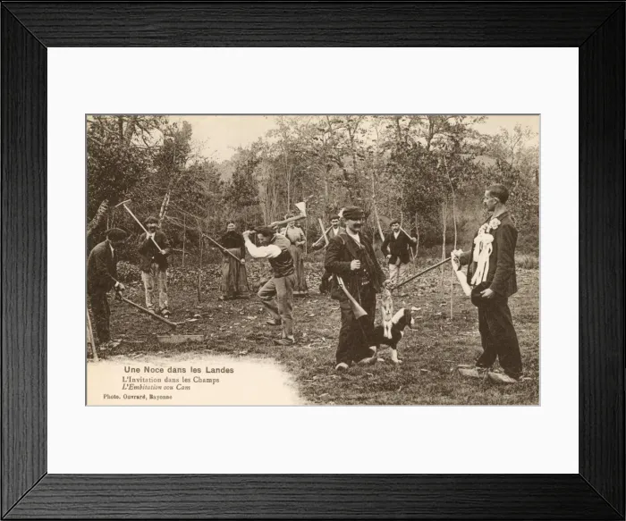 Framed Print : French Basque wedding Framed Print : French Basque wedding