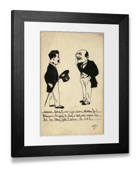Framed Print : Two men, Harold and Clarence Framed Print : Two men, Harold and Clarence