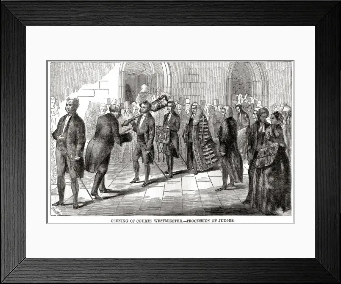 Framed Print : Westminster Judges
