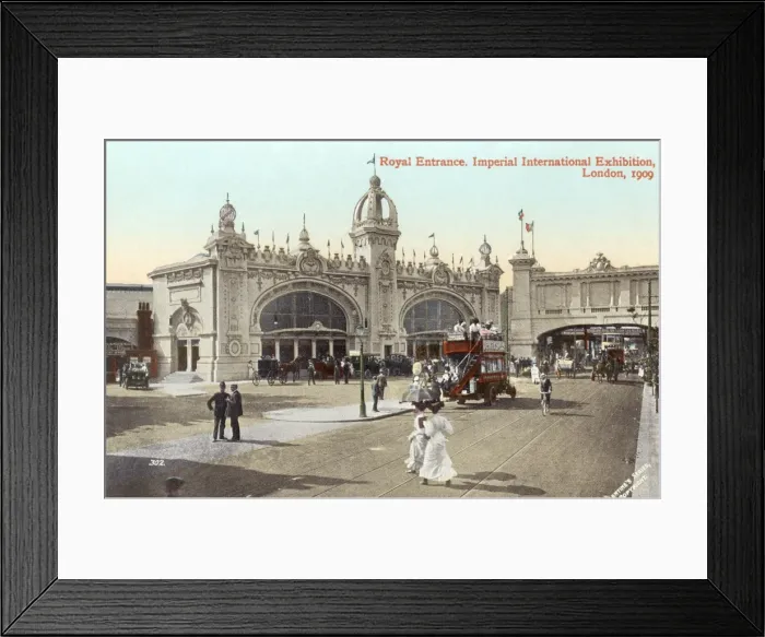 Framed Print : Royal Entrance, Imperial International Exhibition, London Framed Print : Royal Entrance, Imperial International Exhibition, London