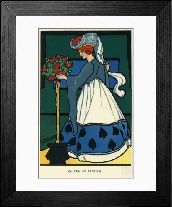 Framed Print : Queen of Spades Framed Print : Queen of Spades