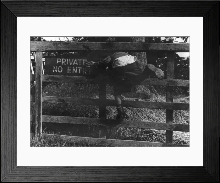 Framed Print : Private No Entry Framed Print : Private No Entry