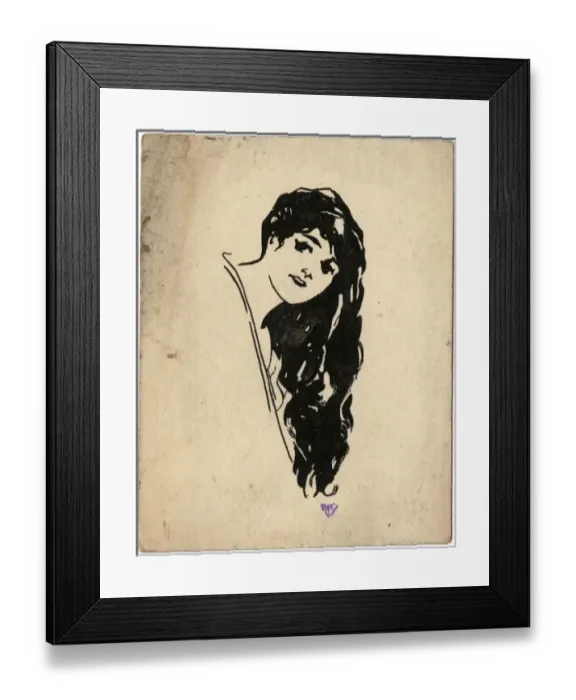 Framed Print : Young Woman by George Ranstead Framed Print : Young Woman by George Ranstead
