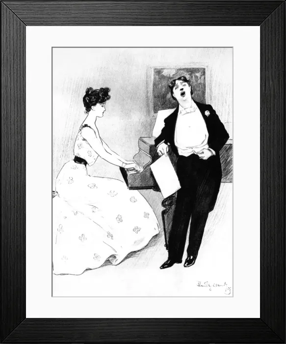 Framed Print : Music at home, 1903 Framed Print : Music at home, 1903