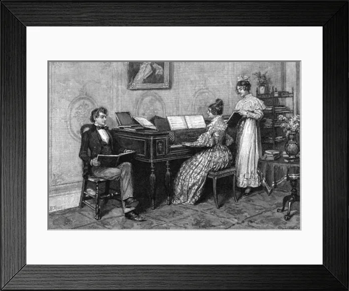 Framed Print : A morning at Mrs. Ingram s Framed Print : A morning at Mrs. Ingram s