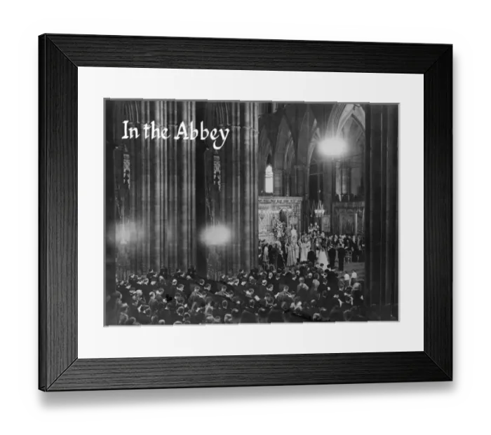 Framed Print : Wedding of Princess Elizabeth and Prince Philip Framed Print : Wedding of Princess Elizabeth and Prince Philip