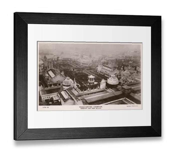 Framed Print : Aerial view, Franco-British Exhibition, London Framed Print : Aerial view, Franco-British Exhibition, London