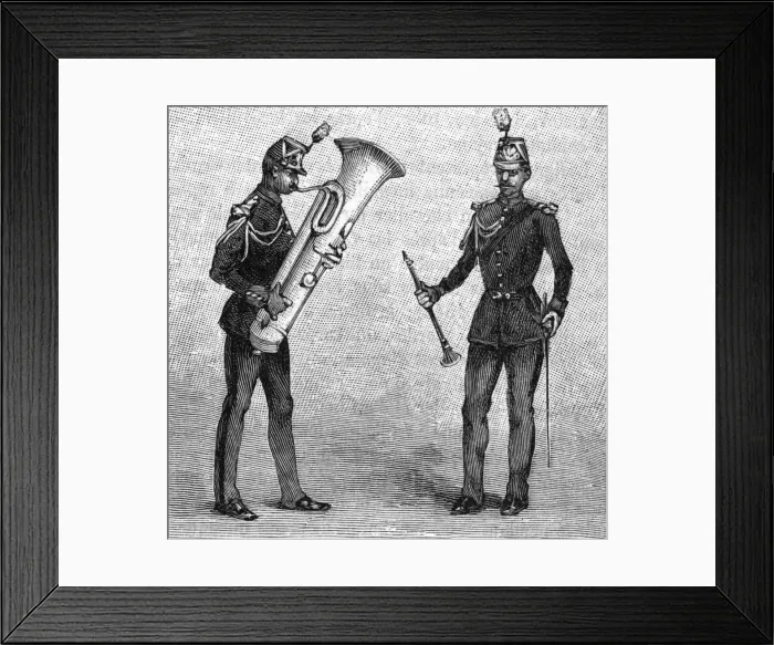 Framed Print : Military music - musicians of the republican guard(8 of 8) Framed Print : Military music - musicians of the republican guard(8 of 8)