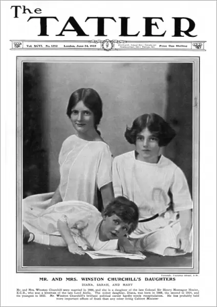 Winston Churchills daughters, 1925