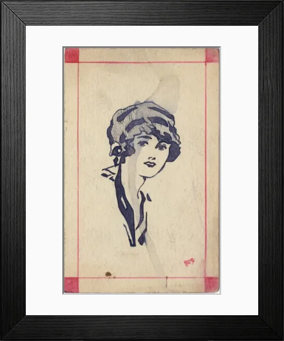 Framed Print : Young Woman by George Ranstead Framed Print : Young Woman by George Ranstead
