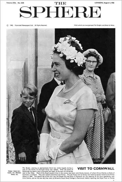 Queen Elizabeth II - Visit to Cornwall 1962