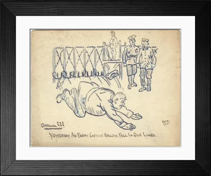 Framed Print : Postcard by George Ranstead Framed Print : Postcard by George Ranstead