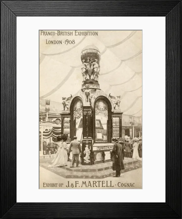 Framed Print : Martell Cognac, Franco-British Exhibition, London Framed Print : Martell Cognac, Franco-British Exhibition, London