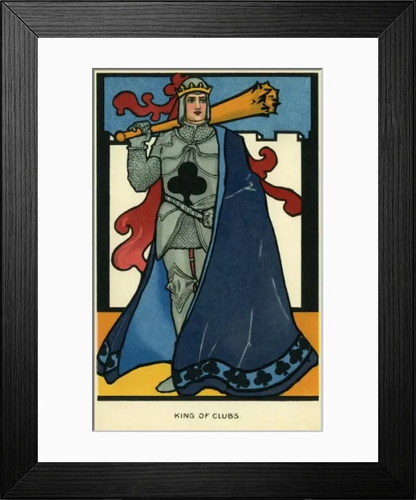 Framed Print : King of Clubs Framed Print : King of Clubs