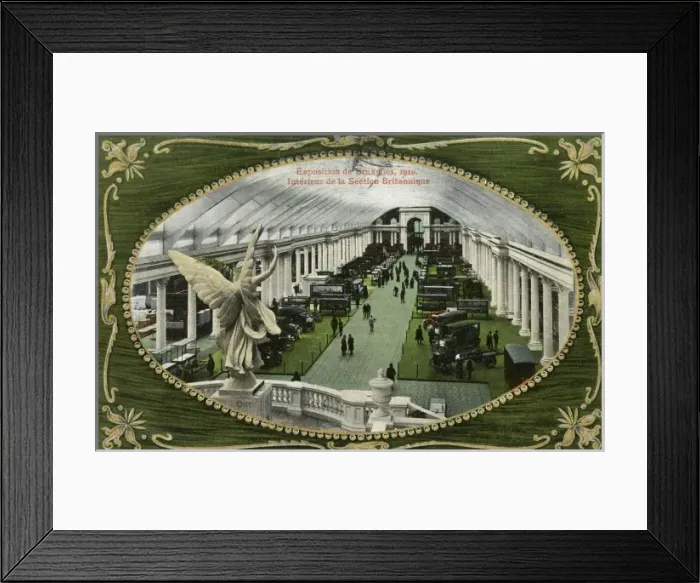 Framed Print : British section, Brussels International Exposition, Belgium Framed Print : British section, Brussels International Exposition, Belgium