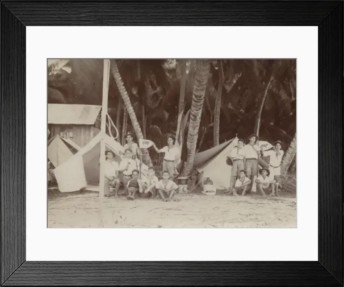 Framed Print : Seychelles Scouts Camp Framed Print : Seychelles Scouts Camp