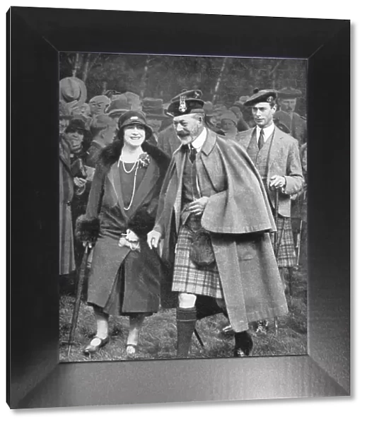 King George V in Scottish dress