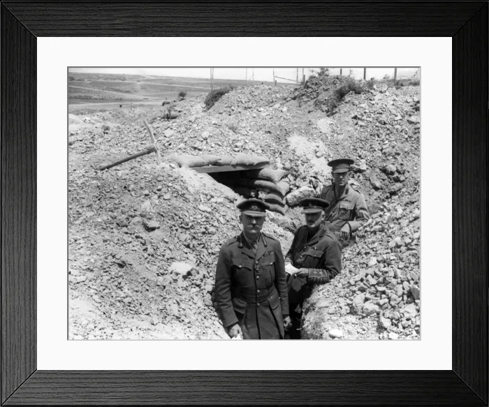 Framed Print : Lieutenant-General Sir A Hunter-Weston with others Framed Print : Lieutenant-General Sir A Hunter-Weston with others