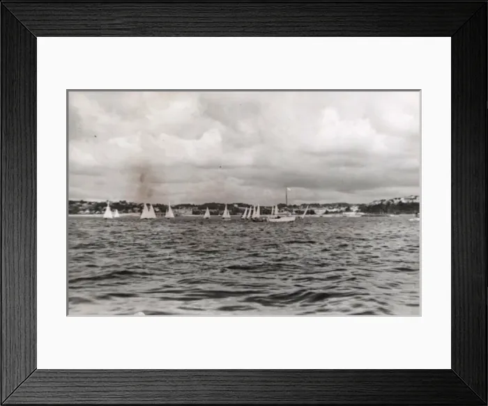 Framed Print : Sailing at 1948 Olympics Framed Print : Sailing at 1948 Olympics
