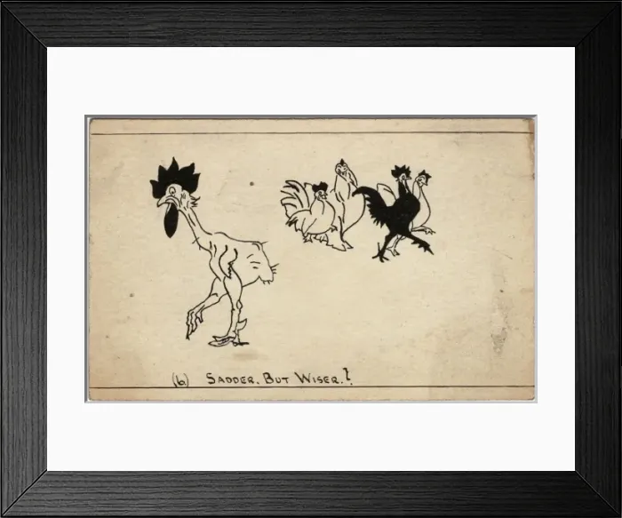 Framed Print : The Cock with Two Wives by George Ranstead Framed Print : The Cock with Two Wives by George Ranstead