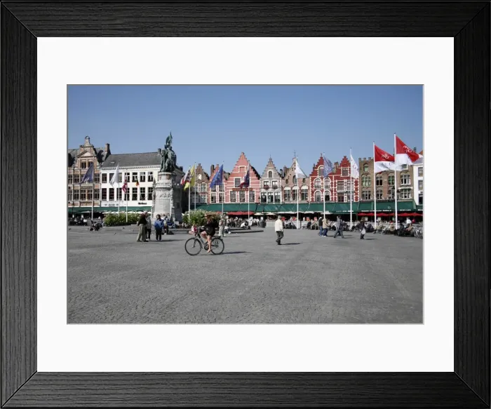 Framed Print : Market Square, Bruges Framed Print : Market Square, Bruges