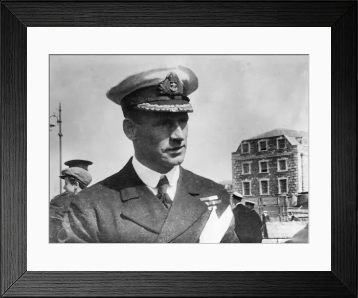 Framed Print : Commander E. R. G. R. Evans of HMS Broke Framed Print : Commander E. R. G. R. Evans of HMS Broke