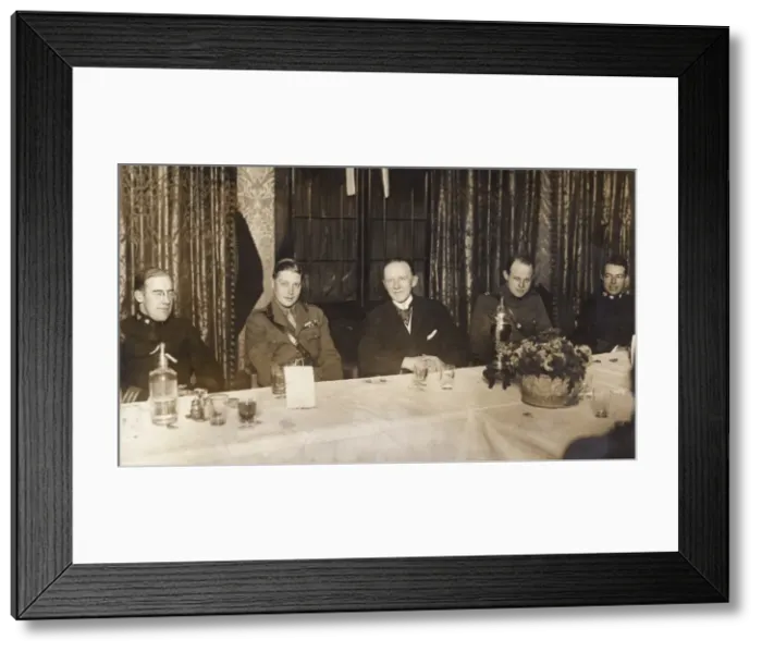 Framed Print : Edward, Prince of Wales, at the American Officers Club Framed Print : Edward, Prince of Wales, at the American Officers Club