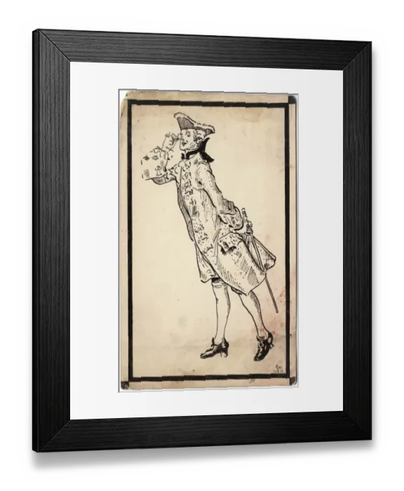 Framed Print : 18th century gentleman by George Ranstead Framed Print : 18th century gentleman by George Ranstead